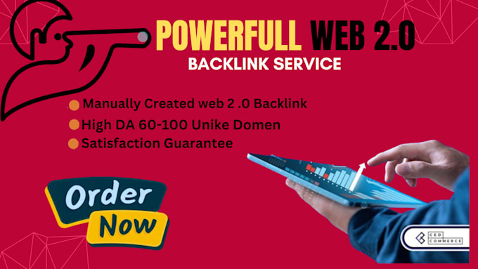 Bestseller - manual web 2 0 backlink service for google rank