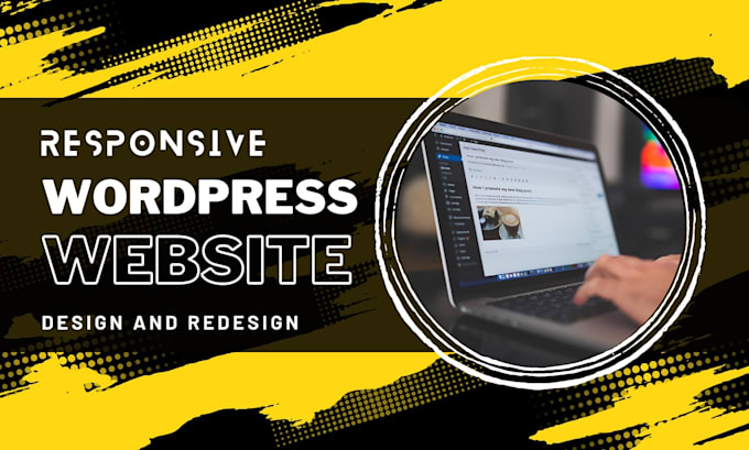 Gig Preview - Build wordpress website design, woocommerce store, wordpress ecommerce store