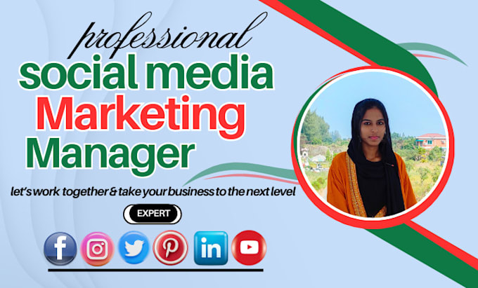 Gig Preview - Be your online social media marketing manager