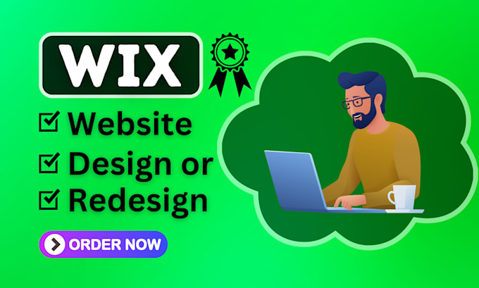 Gig Preview - Build wix website, redesign wix website, design wix website, wix ecommerce