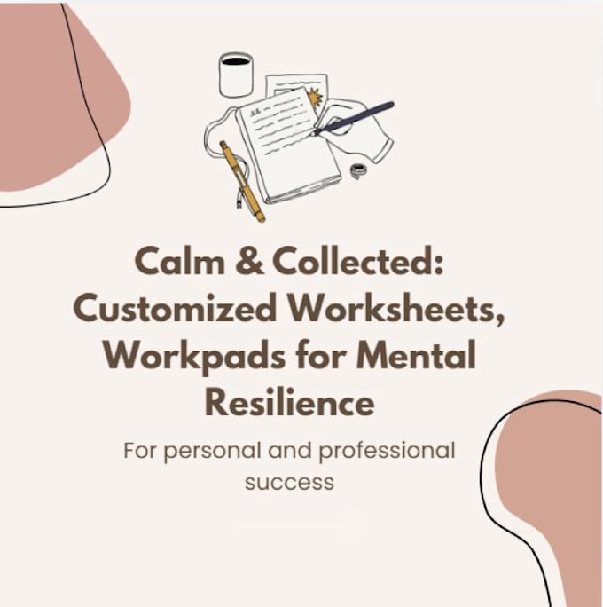 Gig Preview - Tailored mindfulness worksheets, workpads, and journals