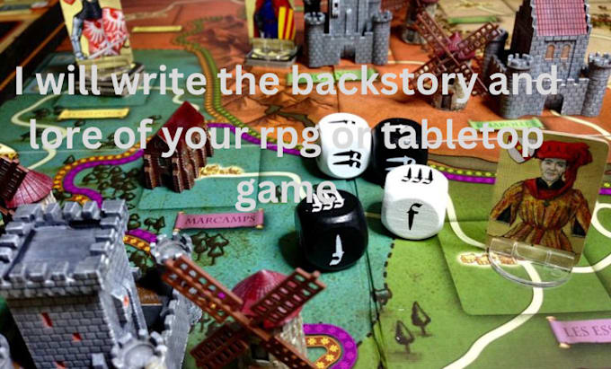 Gig Preview - Write the backstory and lore of your rpg or tabletop game