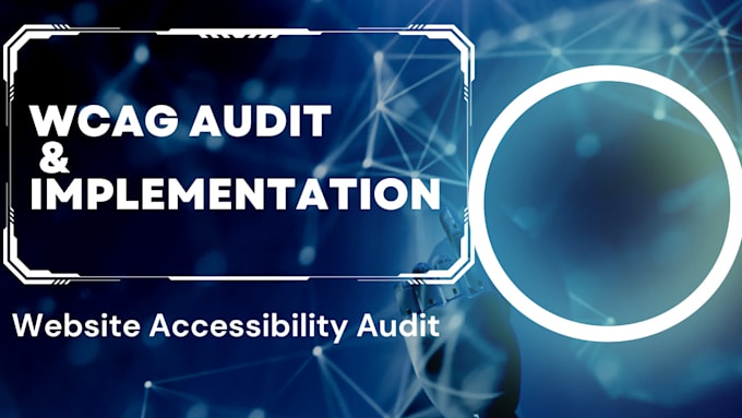 Gig Preview - Do wcag audit and implementation