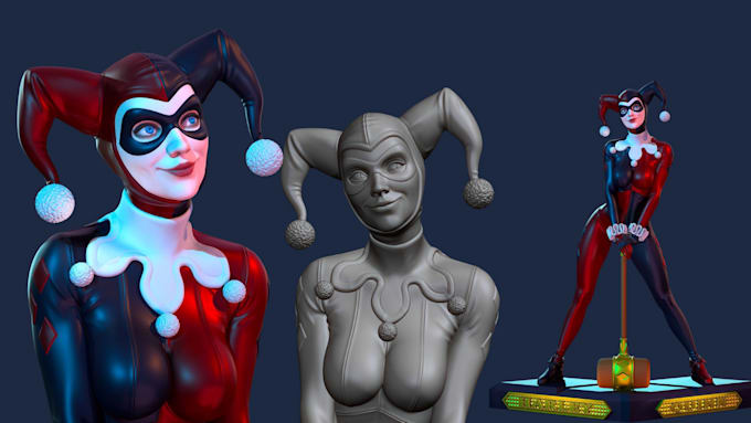 Gig Preview - Sculpt 3d model and cartoon character for 3d printing