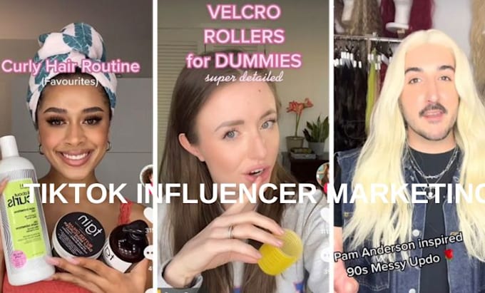 Gig Preview - Get you best tiktok influencer hair beauty influencer list based on your niche