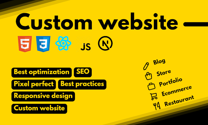 Bestseller - build a custom modern website