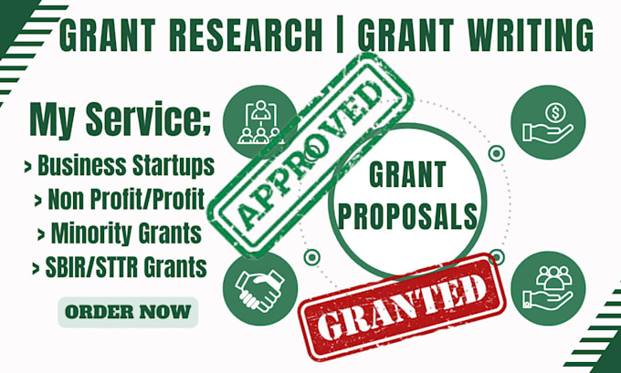 Gig Preview - Do grant writing research apply write grant profit business plan 501c3 nonprofit