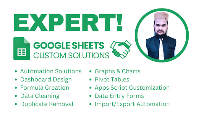 Gig Preview - Be your google sheets expert for troubleshooting