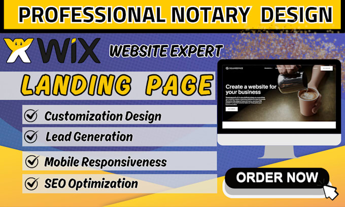 Gig Preview - Design attorney website notary landing page lawyer website notary law website