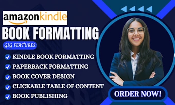 Gig Preview - Deliver a professional ebook formatting, KDP,paperback formatting with no ai use