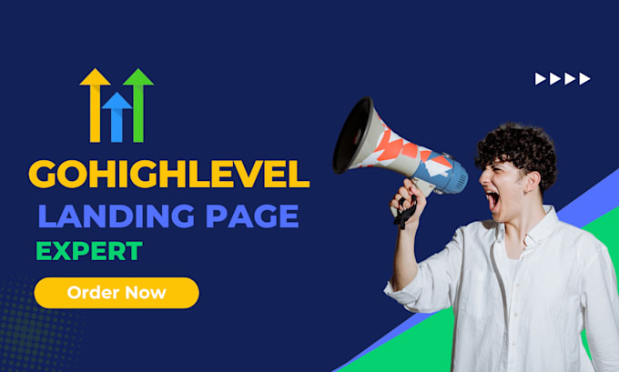 Gig Preview - Design gohighlevel landing page clickfunnels landing page systeme io expert