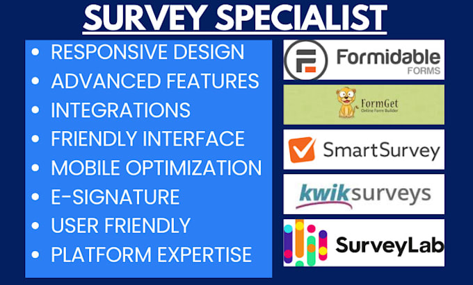 Gig Preview - Setup kwiksurveys surveybuilder smartsurvey formget surveylab formidable