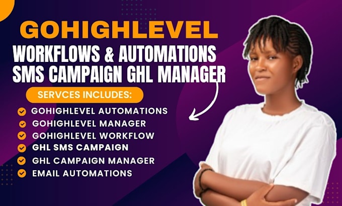 Gig Preview - Setup shopify gohighlevel funnel workflow sms marketing go high level automation