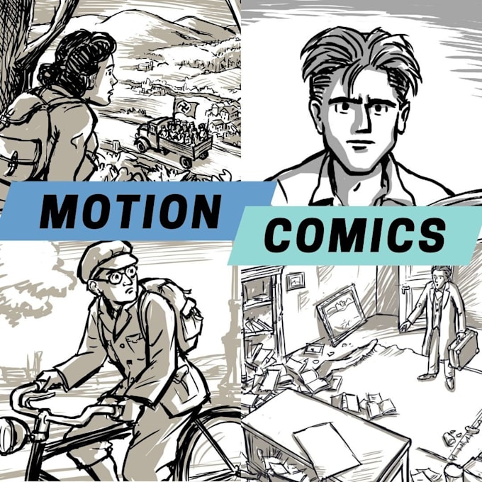 Gig Preview - Create 2d motion comic animation, motion comics from comic, manga, manhwa, 2d