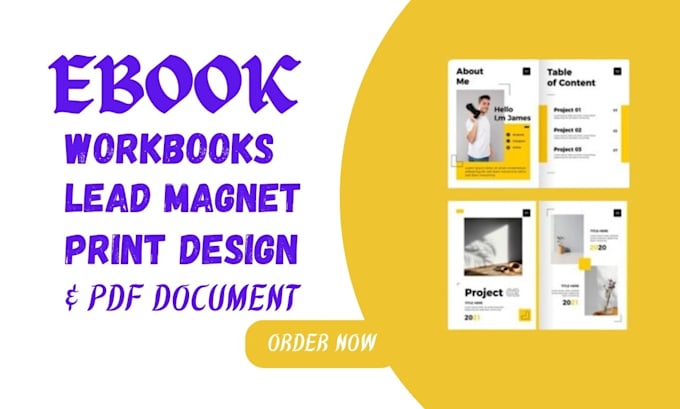 Gig Preview - Create lead magnet, workbook, PDF guide, PDF document design