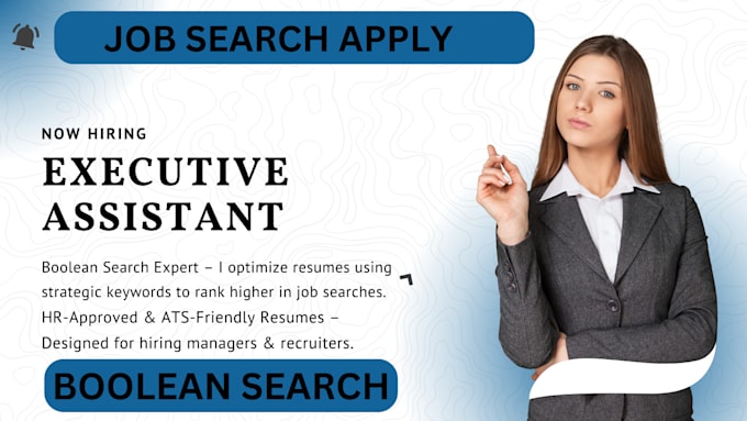 Bestseller - do boolean search resume optimization job search support job apply consultant