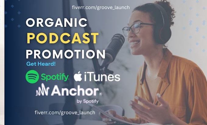 Gig Preview - Promote your anchor, itunes podcast to organic audience to gain engagement