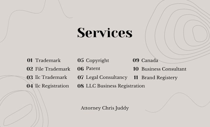 Gig Preview - File trademark in canada and llc business registration, patent, copyright