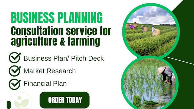 Gig Preview - Do expert pitch business plans for agriculture and farming