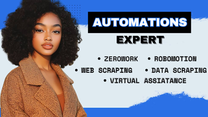 Gig Preview - Automate your business with zerowork robomotion automations