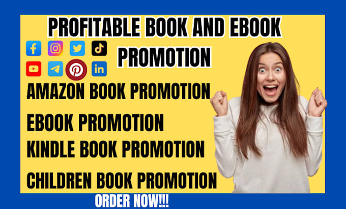 Gig Preview - Do amazon kindle book promotion, book promotion, ebook marketing to USA audience