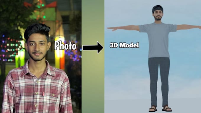 Gig Preview - Create realistic 3d models from your photos