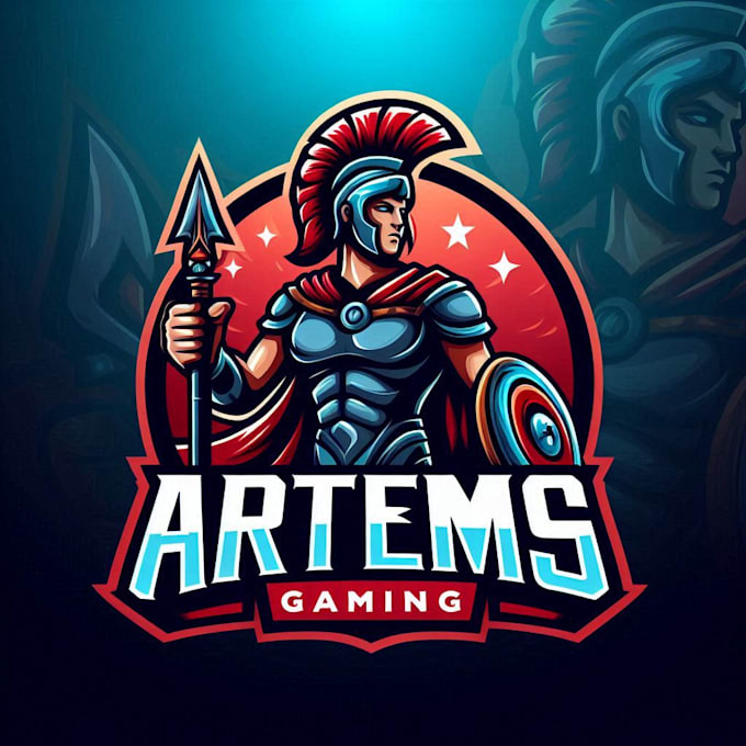 Gig Preview - Do unique knight  artemis gaming mascot logo unlimited revision