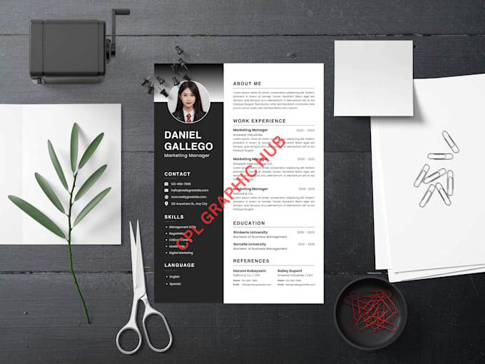 Gig Preview - Design your professional CV or resume and cover latter