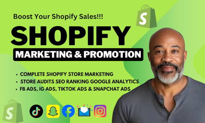 Gig Preview - Boost shopify sales with complete shopify marketing