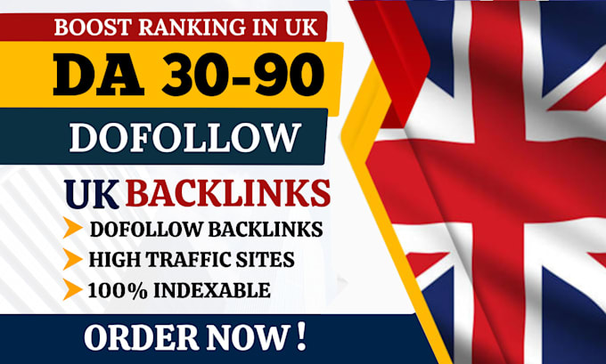 Gig Preview - Do uk guest post on high da UK blogs with dofollow uk backlinks