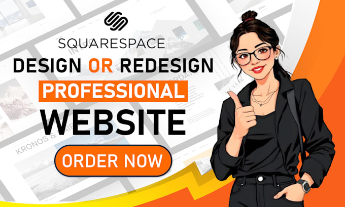 Bestseller - build a professional responsive squarespace website design