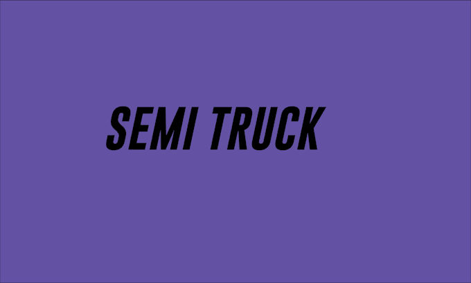 Bestseller - create semi truck wrap design, box truck, box