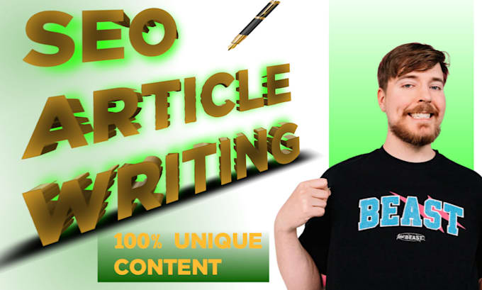 Gig Preview - Seo article writing, blog post writing, and content writing