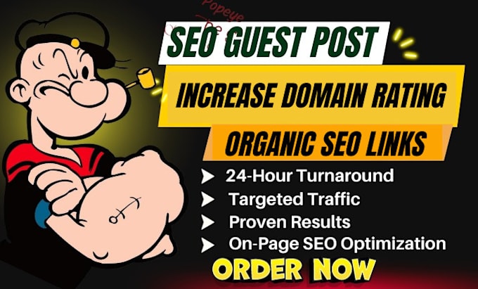 Gig Preview - Increase domain rating to 65 with high da SEO backlinks in google ranking