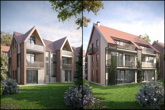 Gig Preview - Do photorealistic exterior renders and animation