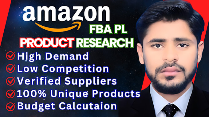 Gig Preview - Do amazon product research for amazon fba private label