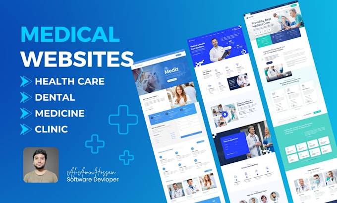 Gig Preview - Build healthcare, medical, dental, clinic, hospital website