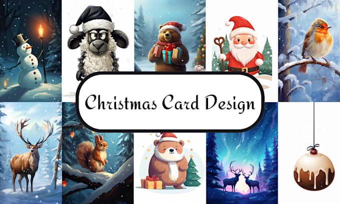 Gig Preview - Create a christmas card design for you