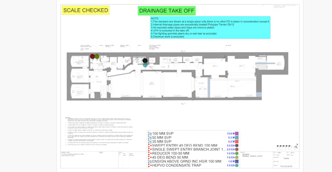 Bestseller - do mep design, take off and estimation