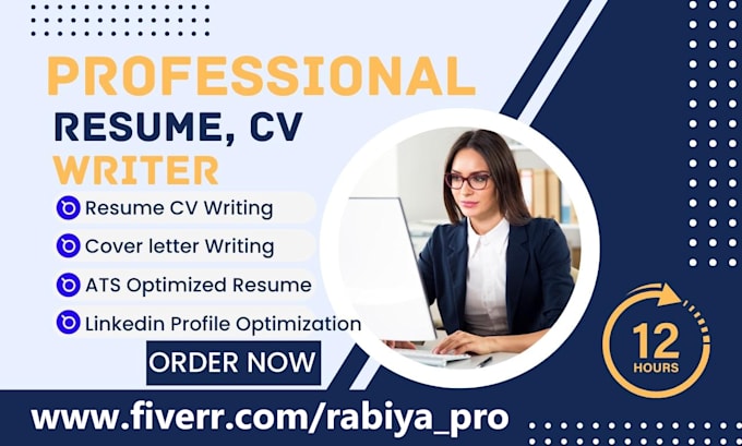 Gig Preview - Provide professional resume writing, cover letter services