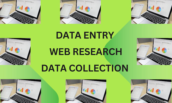 Gig Preview - Do data entry and web research as a virtual assistant