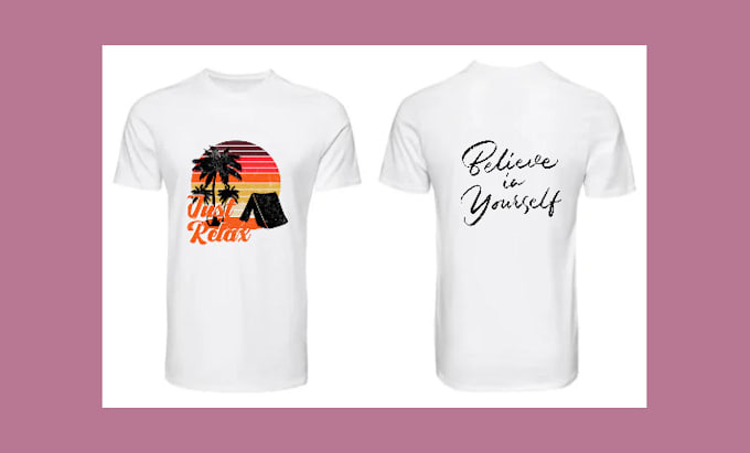 Gig Preview - Create  t shirt design with canva