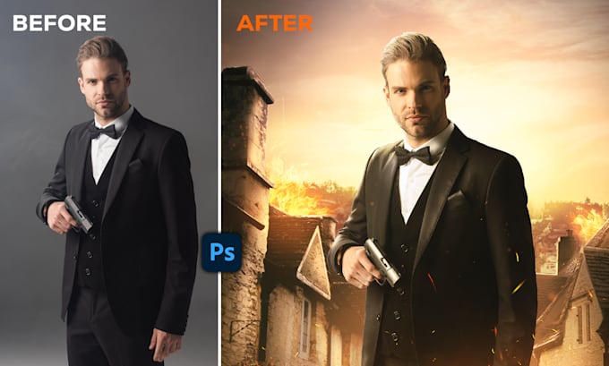 Gig Preview - Do realistic photoshop photo editing, photo manipulation and retouching