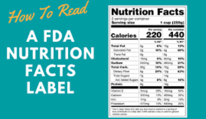 Gig Preview - Create your fda nutrition facts label