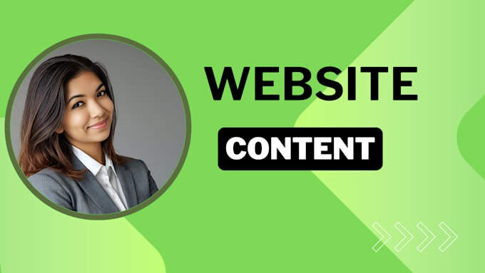 Gig Preview - Write website content as your copywriter