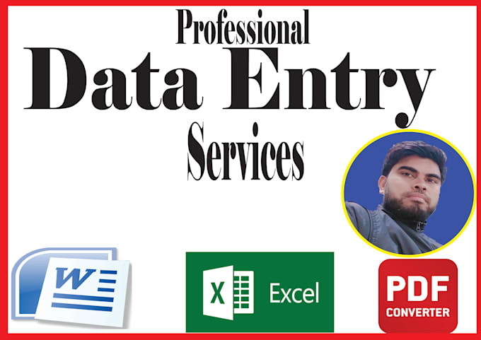 Gig Preview - High professional data entry web researcher