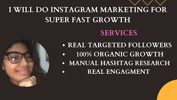 Gig Preview - Do instagram marketing and promotion for super fast growth