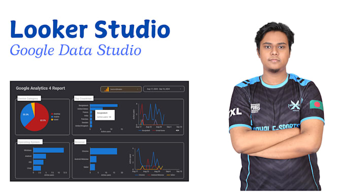 Gig Preview - Create looker studio or google data studio dashboard report