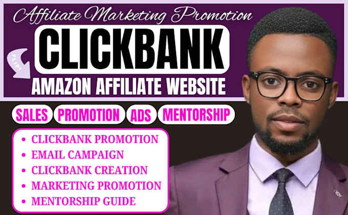 Bestseller - do clickbank affiliate link promotion amazon manager, create clickbank affiliate