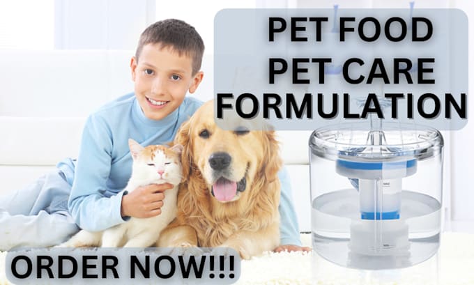 Gig Preview - Do safe pet care and pet food and supplement formulation